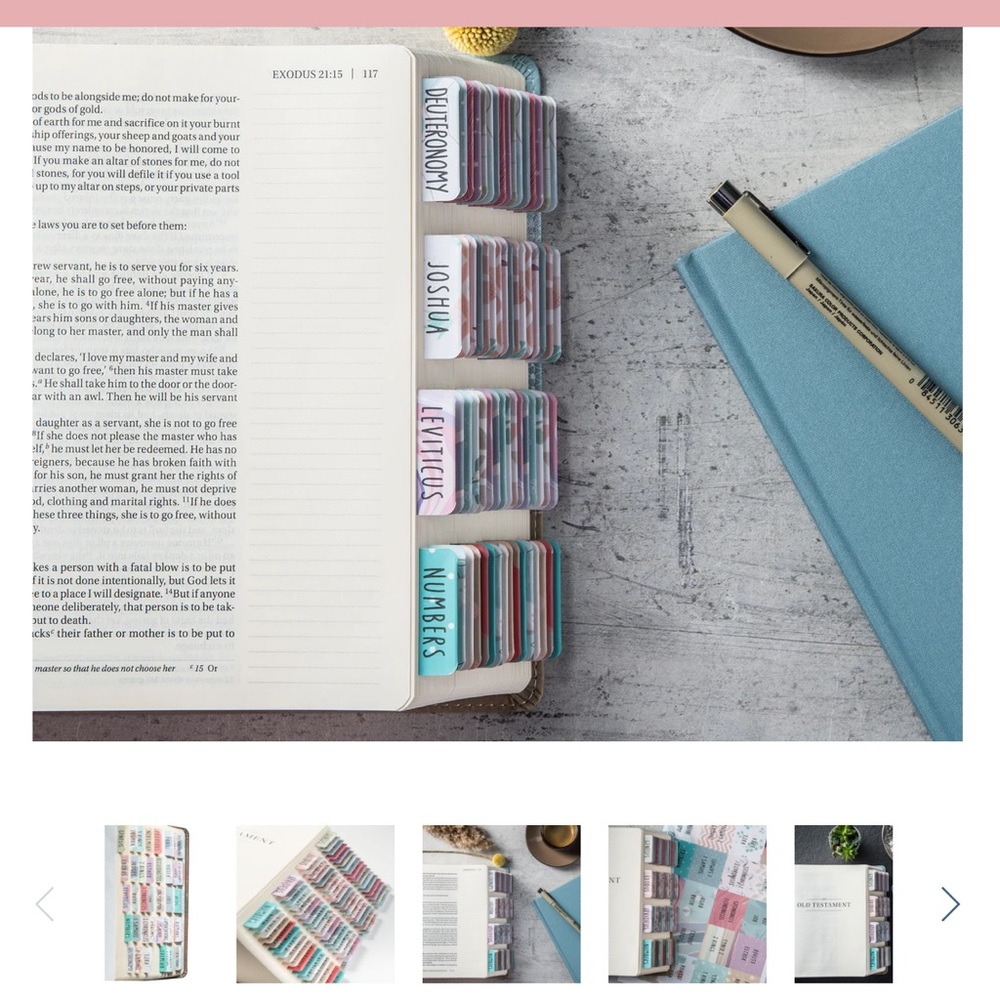 Bible tabs (Uniform theme)